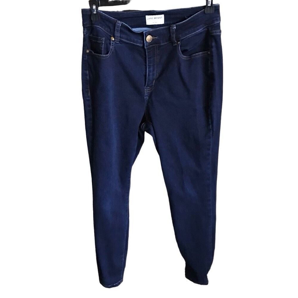Lane Bryant High Rise Skinny jeans Women's Size 14 magic waist band denim